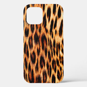 Leopard texture, African animal seamless pattern. iPhone 12 Case