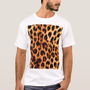 Leopard texture, African animal seamless pattern. T-Shirt