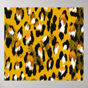 Leopard Texture Animal Print Background