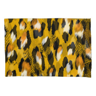 Leopard Texture Animal Print Background Pillowcase
