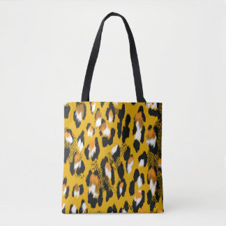 Leopard Texture Animal Print Background Tote Bag