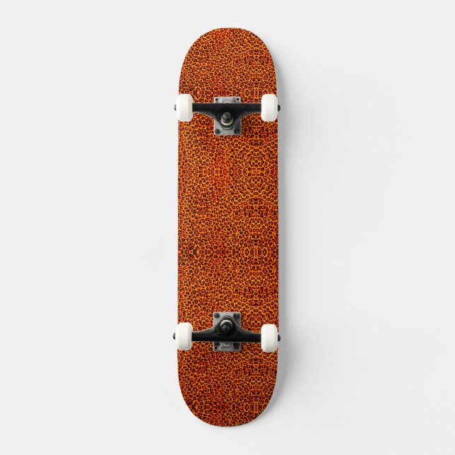 Leopard Texture Skateboard (Front)