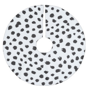 Leopard Texture: Vintage Seamless Pattern. Brushed Polyester Tree Skirt