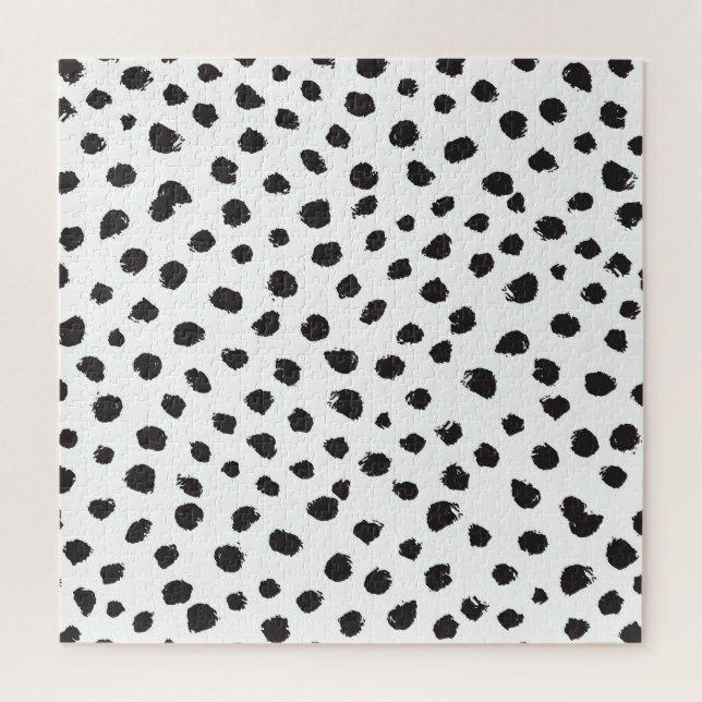 Leopard Texture: Vintage Seamless Pattern. Jigsaw Puzzle (Vertical)