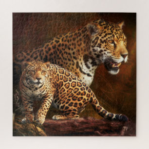 LEOPARD “THE WILD NIGHT” JIGSAW PUZZLE