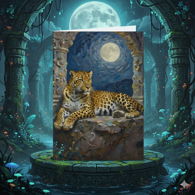 Leopard Themed Happy Birthday to my Husband Card (Creator Uploaded)