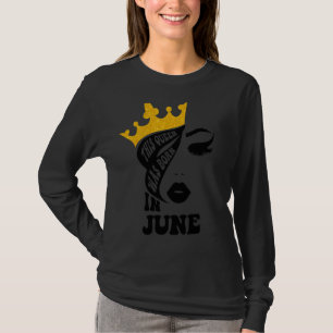 Leopard This Queen Was Born In June Happy Birthday T-Shirt