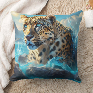 Leopard Throw Pillow