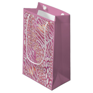 Leopard tiger skin trendy small gift bag