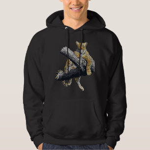 Leopard Tree Art Animal Africa Safari HuntingZooke Hoodie