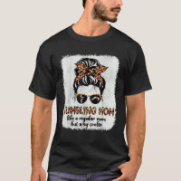 Leopard Tumbling Mum Cute Messy Bun Gymnastics Mot
