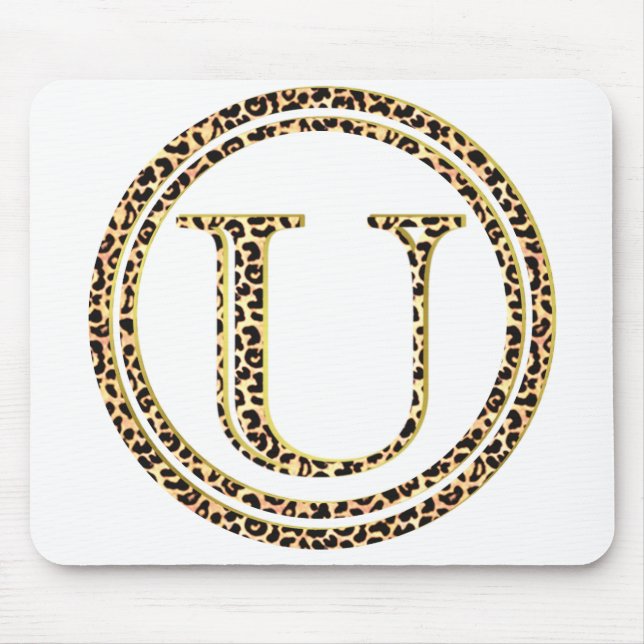 Leopard U Mouse Pad (Front)