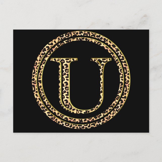 Leopard U Postcard (Front)