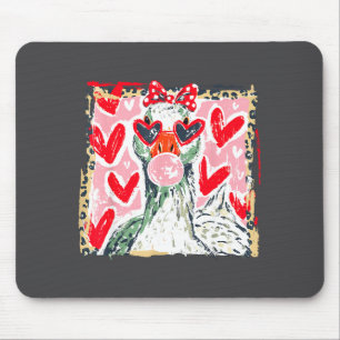 Leopard Valentine's Day Goose Cute Animal Couple M Mouse Pad
