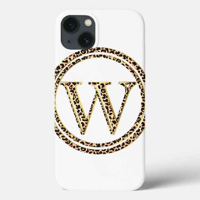 Leopard W Case-Mate iPhone Case (Back)