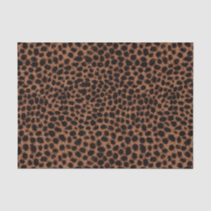 Leopard watercolor pattern tissue paper