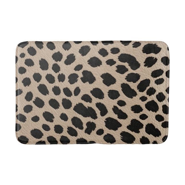 Leopard Whisper  Bath Mat (Front)