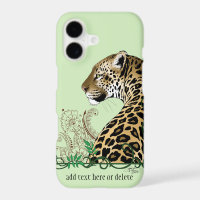 Leopard Wild Cat Green Henna
