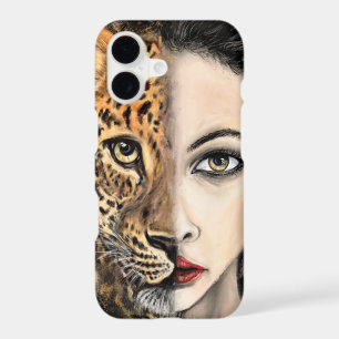 Leopard Woman iPhone Case