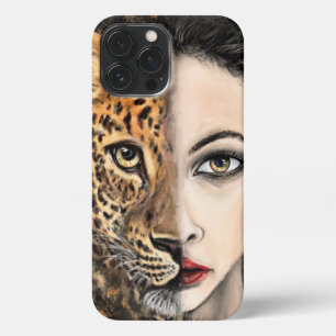 Leopard Woman iPhone Case