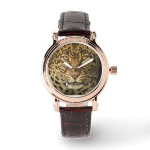 LEOPARD WRIST WATCH