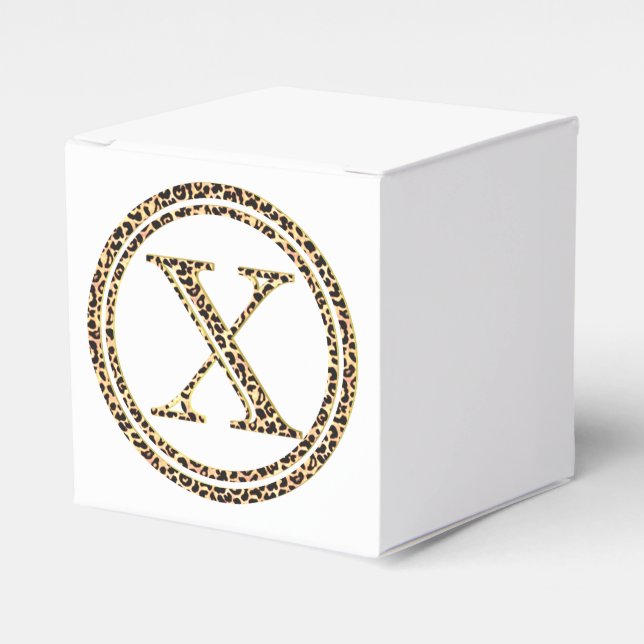 Leopard X Favour Box (Front Side)