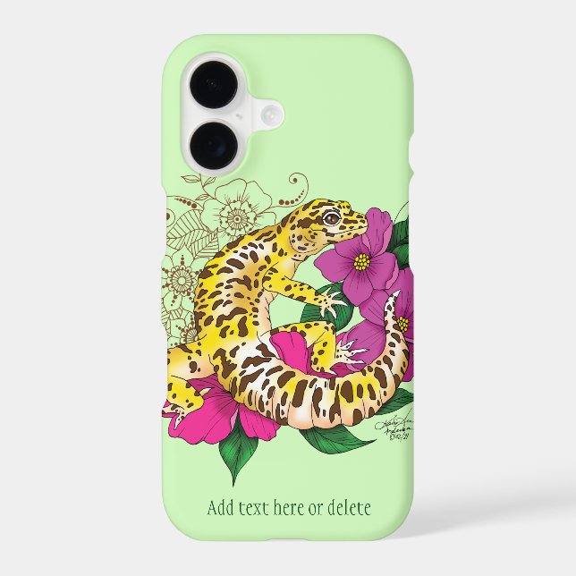 Leopard Yellow Gecko Green (Back)