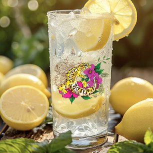 Leopard Yellow Gecko Green Glass