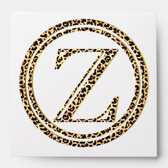 Leopard Z Envelope (Front)