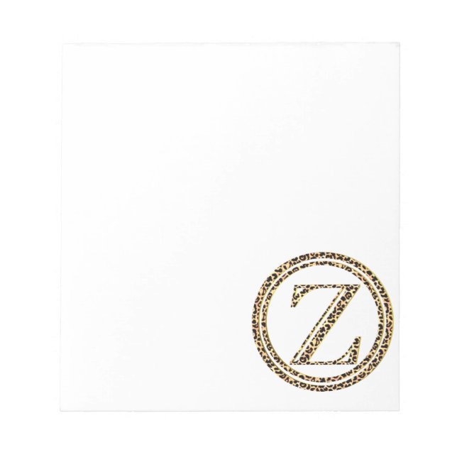 Leopard Z Notepad (Front)