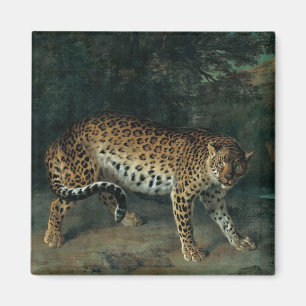 Leopardess (by Jean-Baptiste Oudry) Magnet