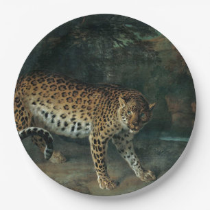 Leopardess (by Jean-Baptiste Oudry) Paper Plate