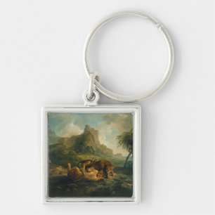 Leopards at Play, c.1763-8 Key Ring