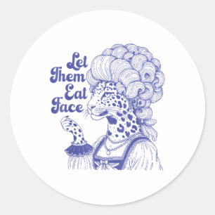 Leopards Ate My Face  Classic Round Sticker