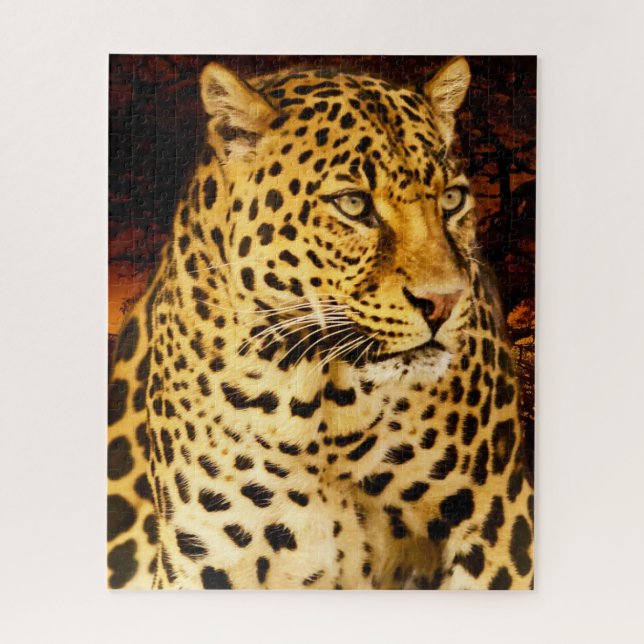 Leopards Big Cats. Jigsaw Puzzle (Vertical)