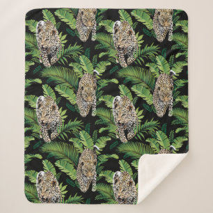 Leopards Pattern fleece blankets