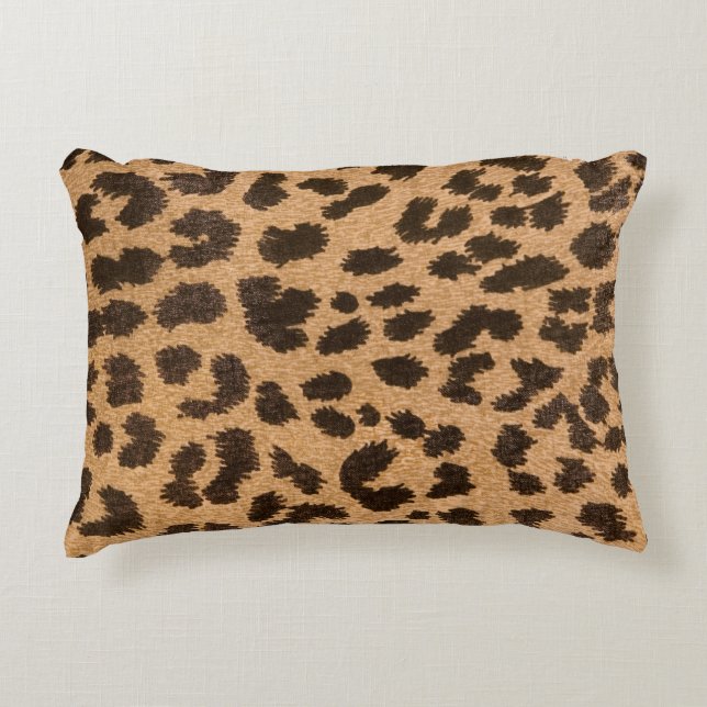Leopart    Pattern Decorative Cushion (Front)