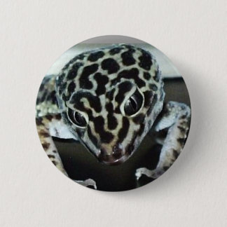 Lepard Gecko 6 Cm Round Badge