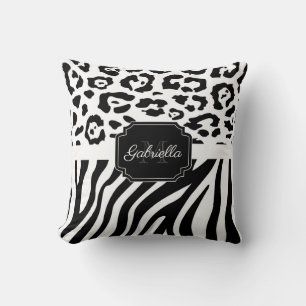 Lepard Print / Zebra Print Cushion