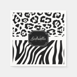 Lepard Print / Zebra Print Napkin