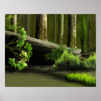 Lepidodendron Forest one Poster