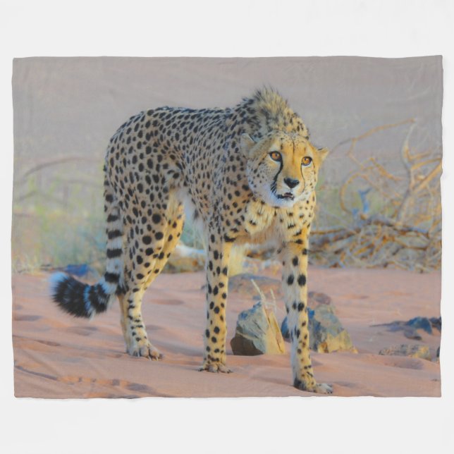 LEPORD FLEECE BLANKET (Front (Horizontal))