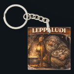 Leppaludi Icelandic Yule Lad Key Ring<br><div class="desc">Leppaludi Icelandic Yule Lad keychain</div>