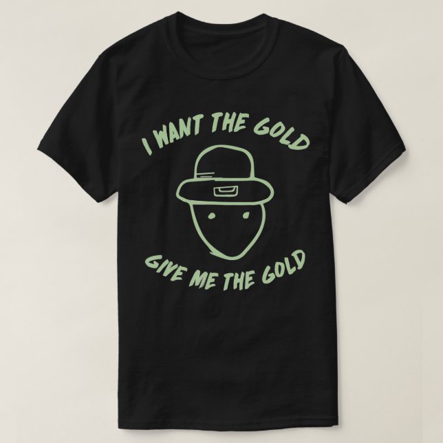 Leprechaun Amateur Sketch Meme Irish Funny St Patr T-Shirt (Design Front)