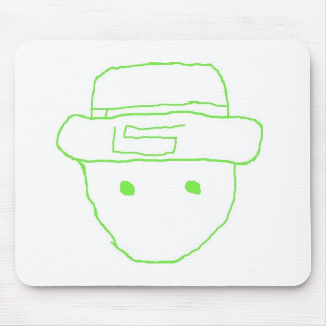 Leprechaun Amateur Sketch Mouse Pad (Front)