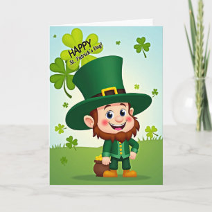Leprechaun Art Happy Day Card