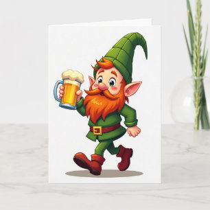 Leprechaun Beer Pattern Card