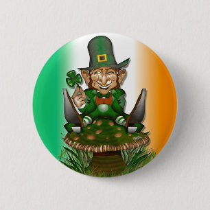 Leprechaun Button