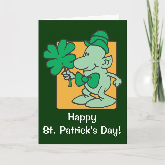 Leprechaun Card (Front)