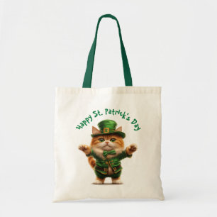 Leprechaun Cat St. Patrick’s Day Sweatshirt – Cute Tote Bag